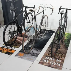 individuell bedruckbare fahrradteppiche, tolle geschenkidee für fahrradfans